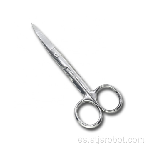 Belleza de acero inoxidable herramientas para uñas tijeras para cejas tijeras de metal para barba